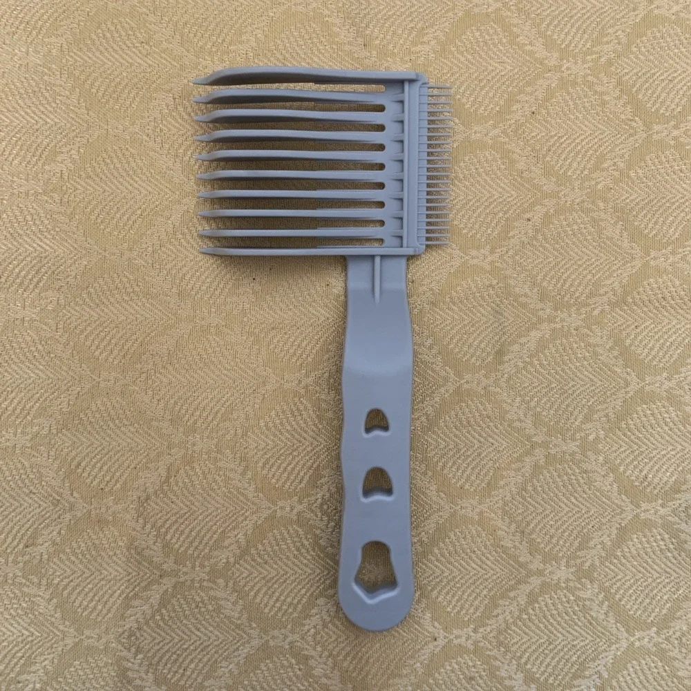 Fade Comb for Hair Cutting Professional Barber Tool for Self-Cut & Fade H Gray